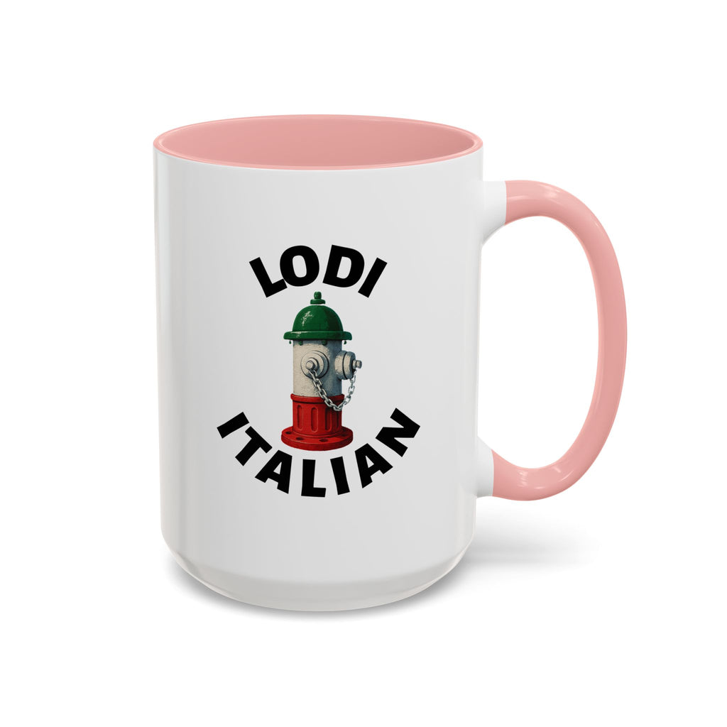 Lodi Coffee Mug with Fire Hydrant Design, Unique Gift for Italians, Fun Kitchen Decor