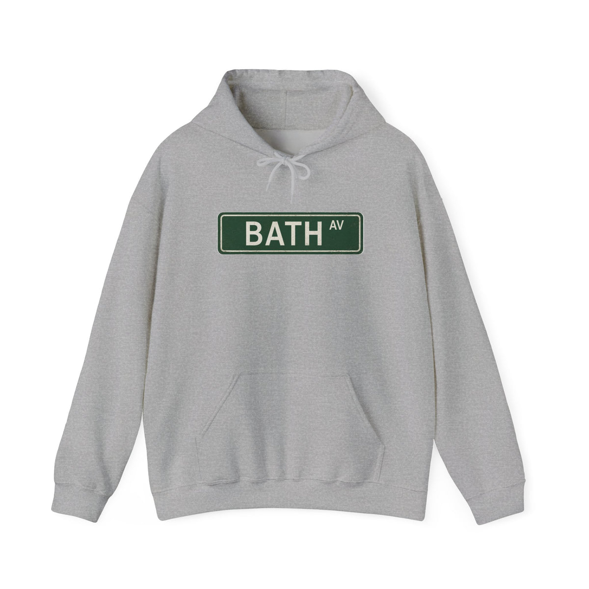 Bath AV Hoodie — Italian Flag Script Pullover