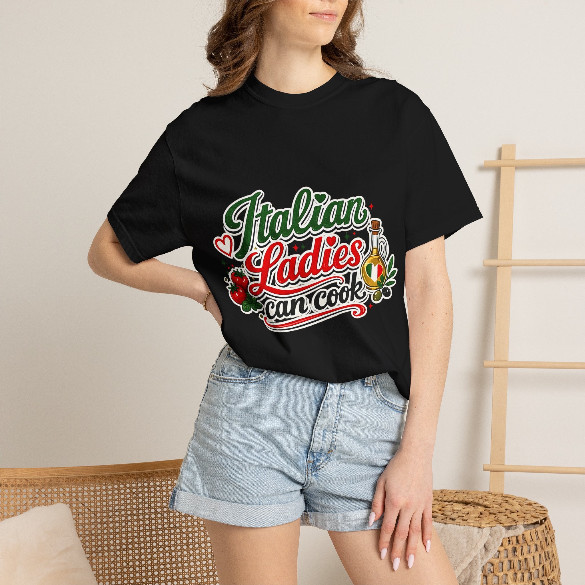 Italian Ladies Can Cook Tee | Street Style, Unisex Fashion, Comfortable Casual Wear