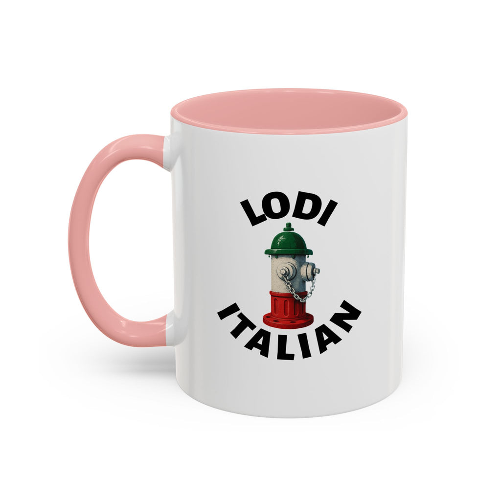 Lodi Coffee Mug with Fire Hydrant Design, Unique Gift for Italians, Fun Kitchen Decor