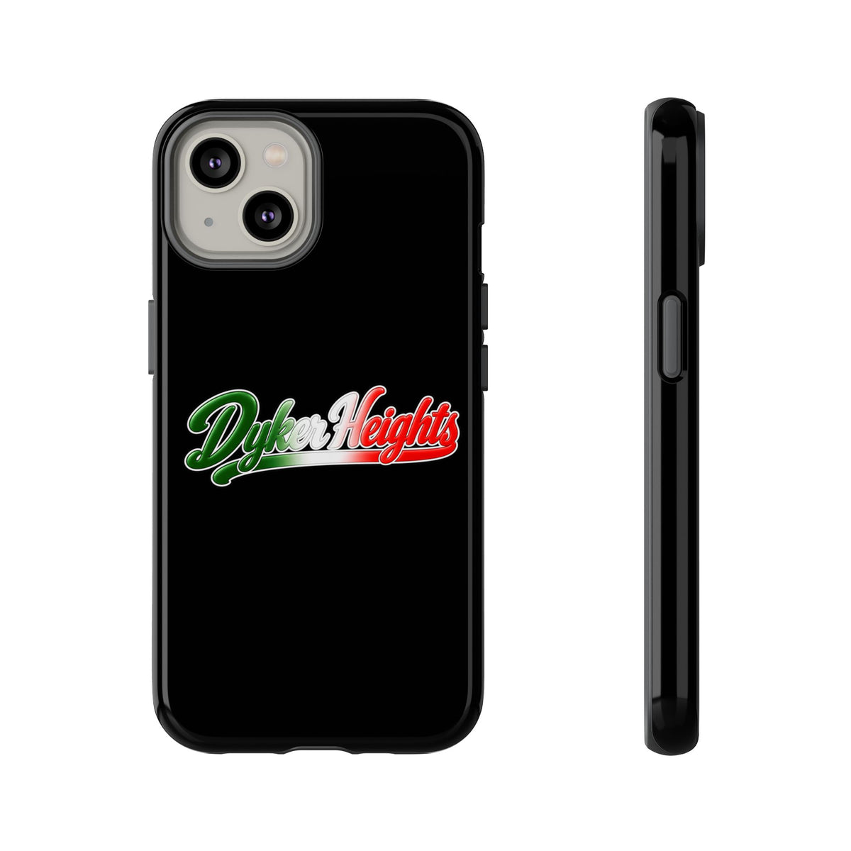 Dyker Heights Black Phone Case, Tough Cases for iPhone, Gift for Italians, Stylish Phone Cover, Unique Phone Accessory