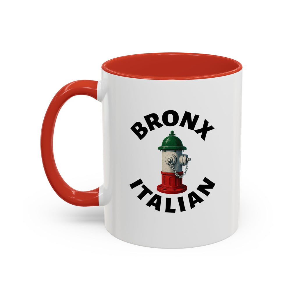 Bronx Coffee Mug with Fire Hydrant Design, Unique Gift for Italians, Fun Kitchen Decor