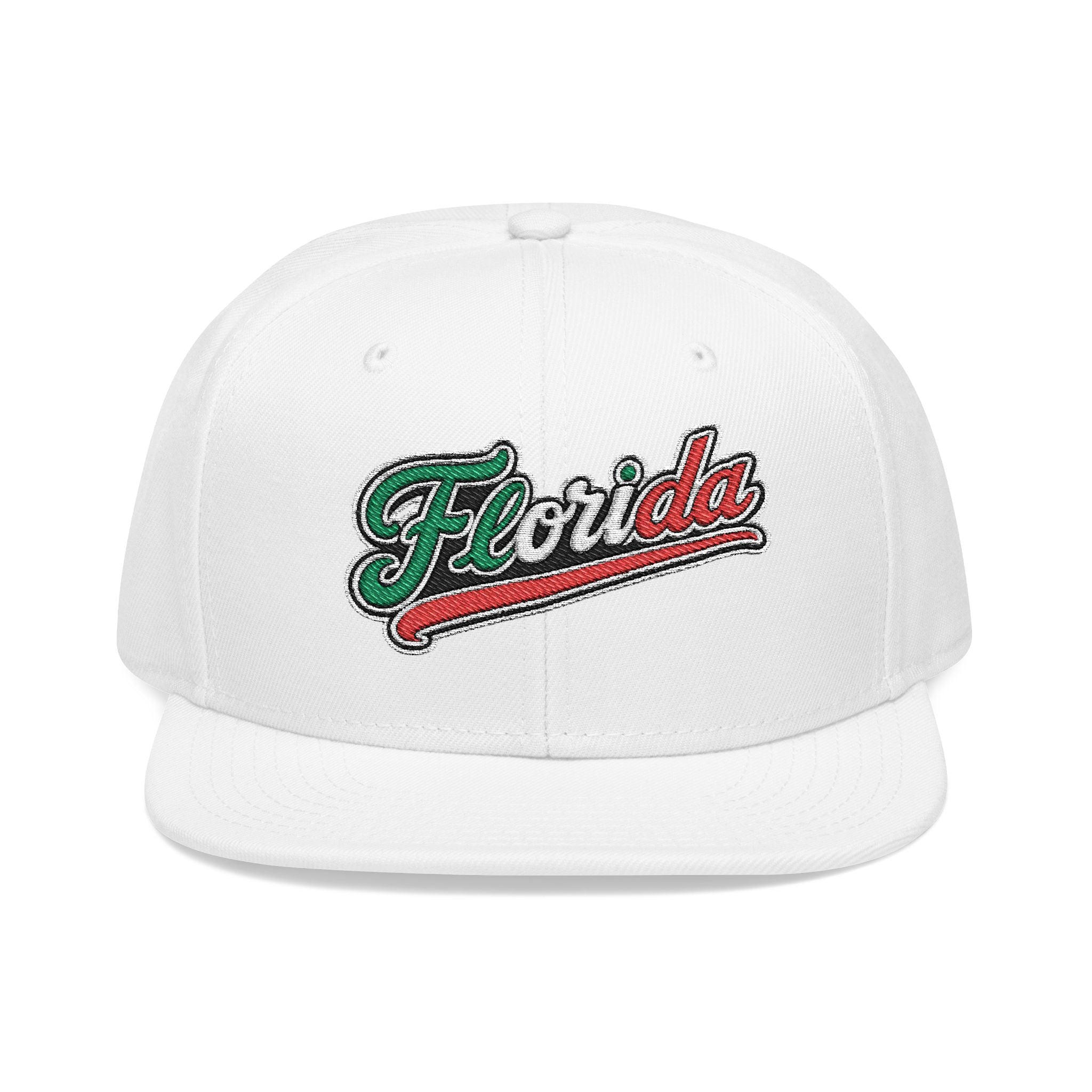 Florida Embroidered Snapback Hat | Street Sign Patch Cap