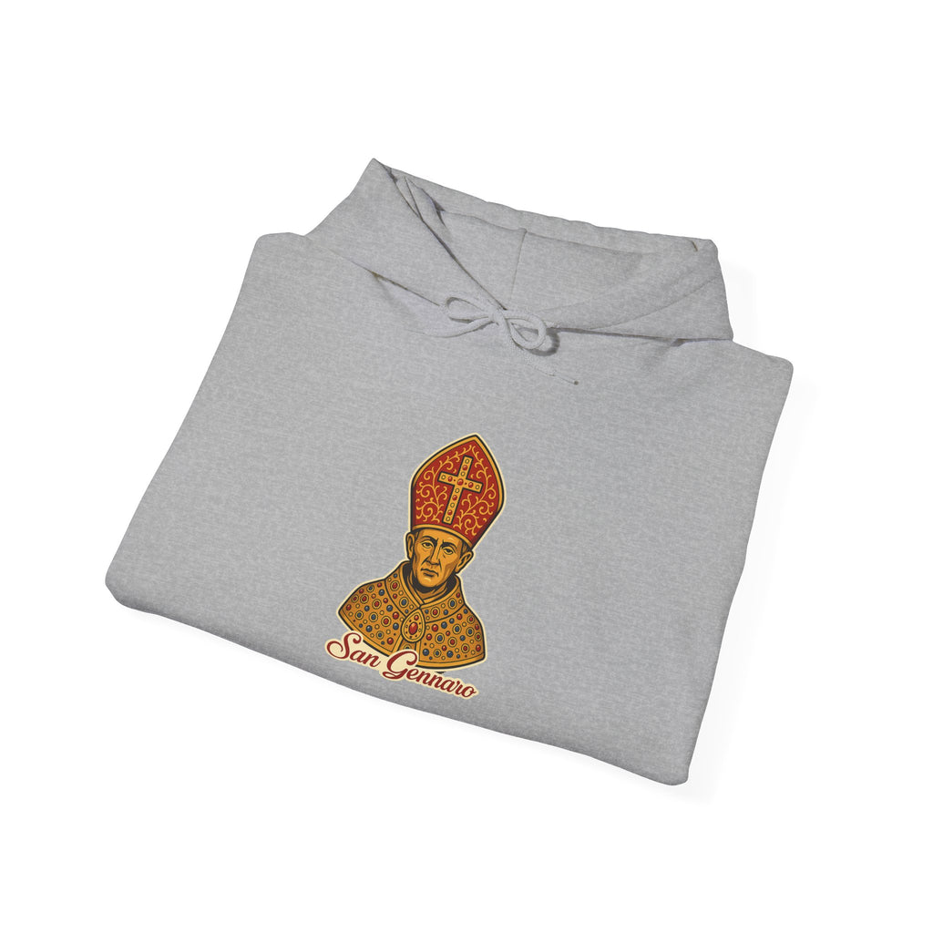 San Gennaro Hoodie — Italian Flag Script Pullover