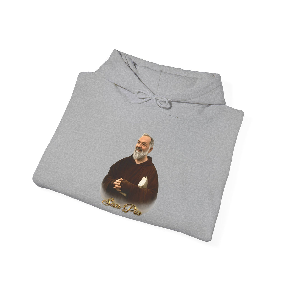 San Pio Hoodie — Italian Flag Script Pullover
