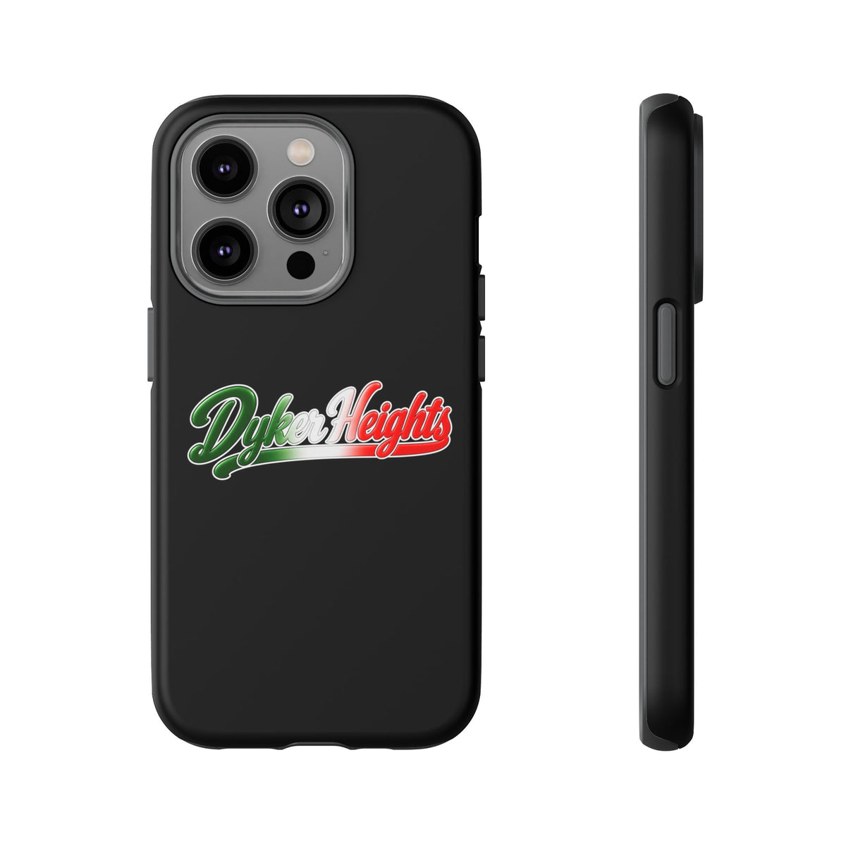 Dyker Heights Black Phone Case, Tough Cases for iPhone, Gift for Italians, Stylish Phone Cover, Unique Phone Accessory