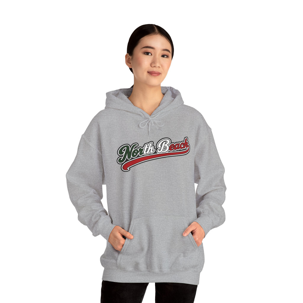 North Beach Hoodie — Italian Flag Script Pullover