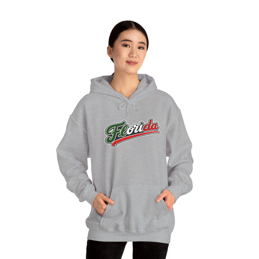 Florida Hoodie — Italian Flag Script Pullover