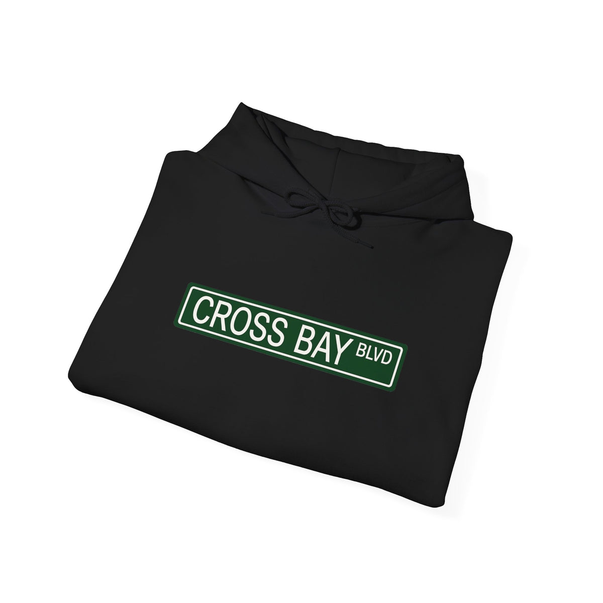 Cross Bay BLVD Hoodie — Italian Flag Script Pullover