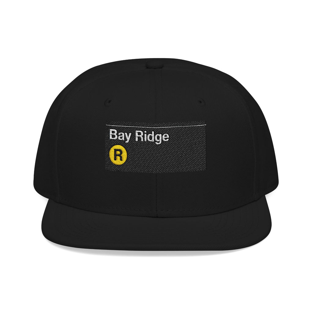 Bay Ridge Italian Embroidered Snapback Hat | Street Sign Patch Cap