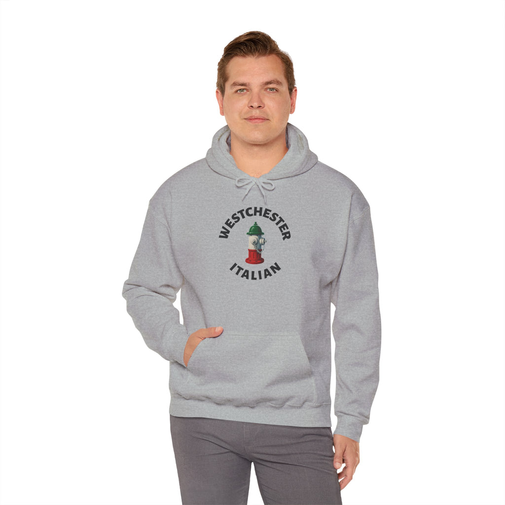 Westchester Italian Hoodie — Italian Flag Script Pullover