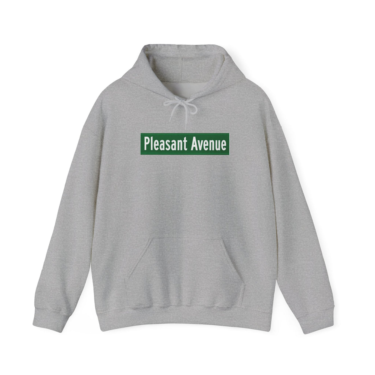 Pleasant Avenue Hoodie — Italian Flag Script Pullover