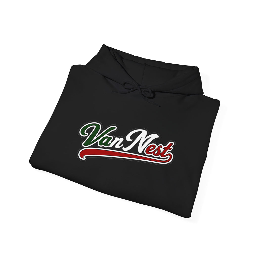 Van Nest Hoodie — Italian Flag Script Pullover