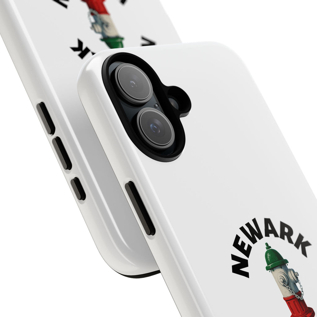 Newark Italian White Phone Case, Urban Style Phone Cover, Tough Smartphone Case, Gift for Italian Heritage, Fun Streetwear Accessories