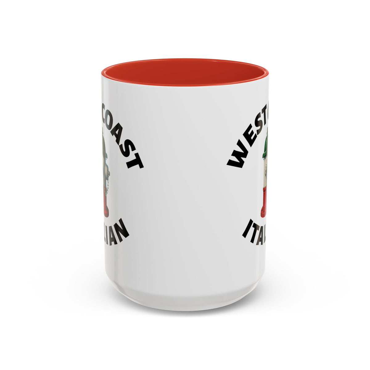 West Coast Coffee Mug with Fire Hydrant Design, Unique Gift for Italians, Fun Kitchen Decor