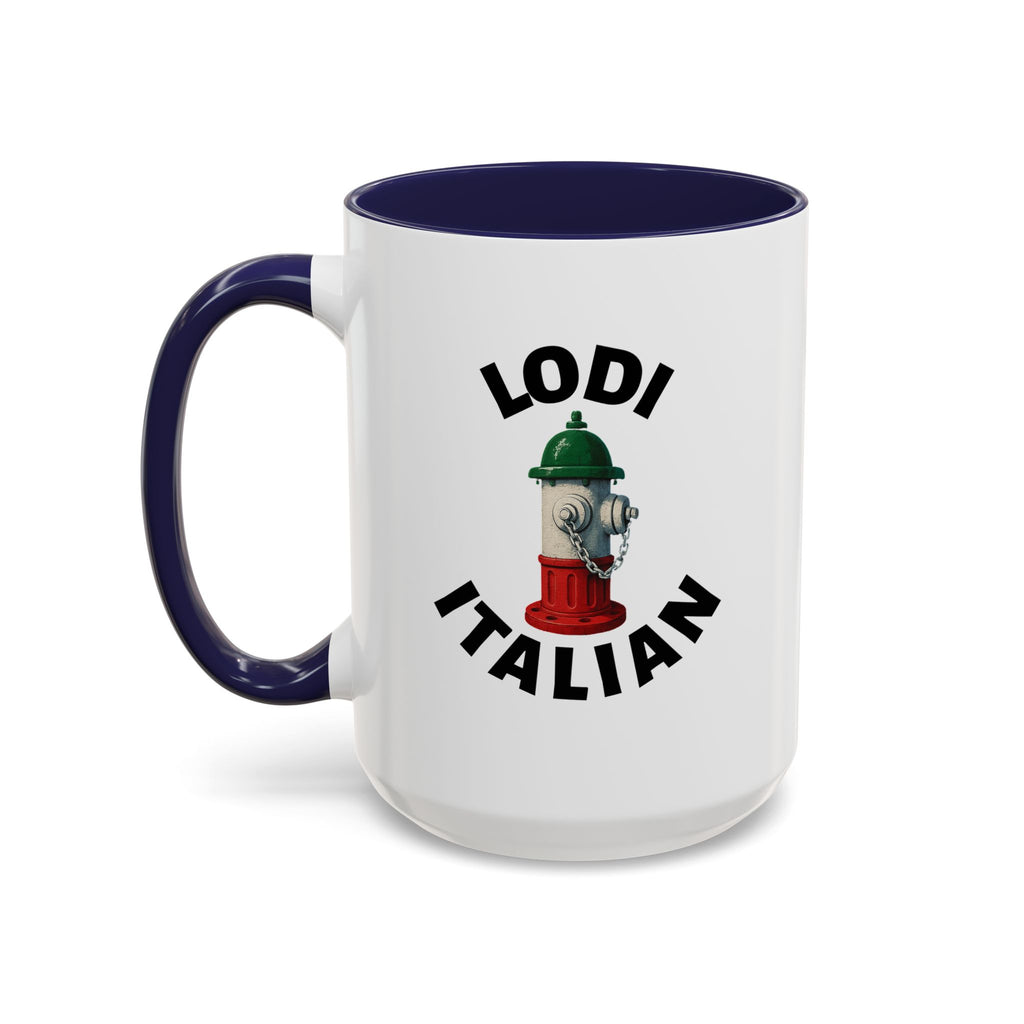 Lodi Coffee Mug with Fire Hydrant Design, Unique Gift for Italians, Fun Kitchen Decor