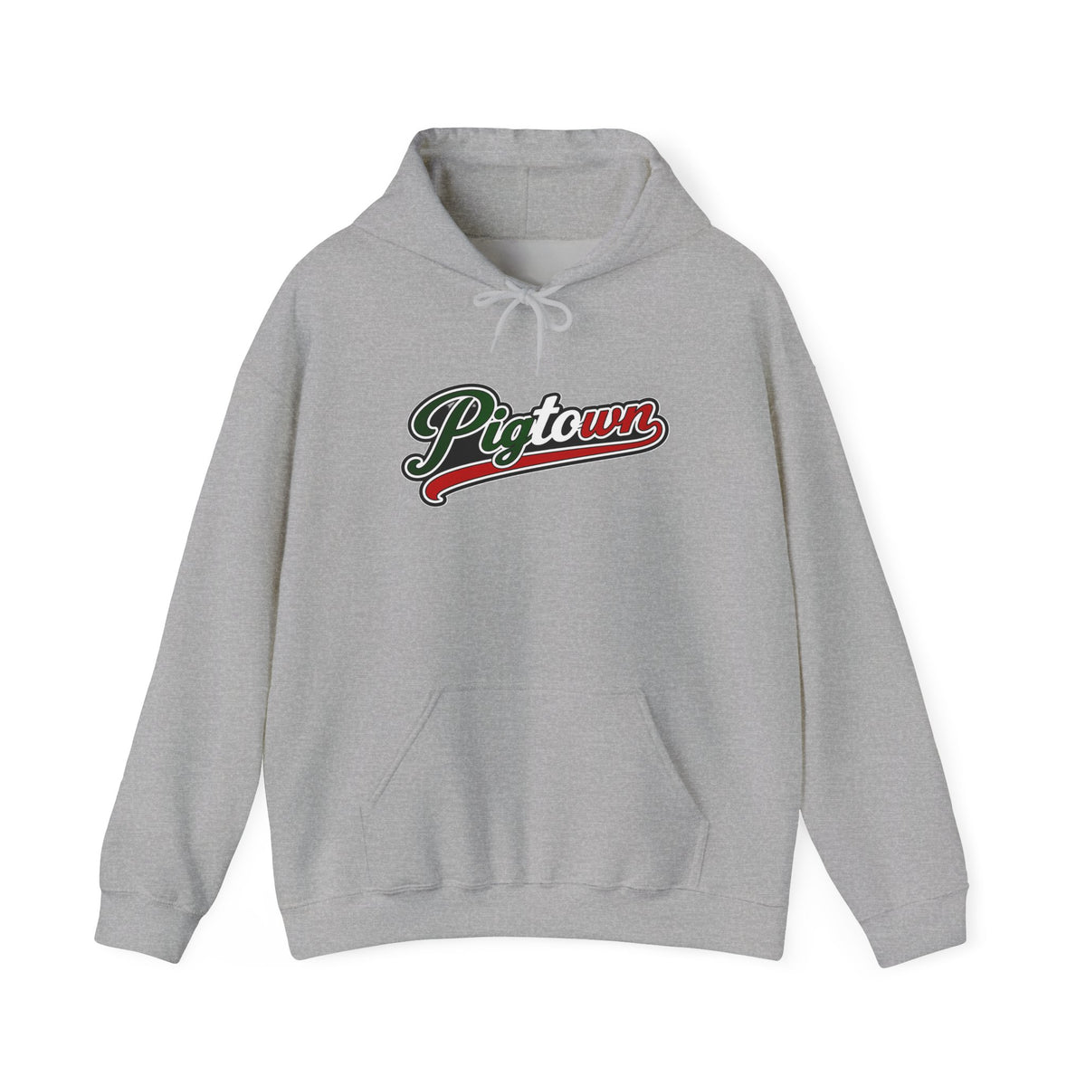 Pigtown Hoodie — Italian Flag Script Pullover