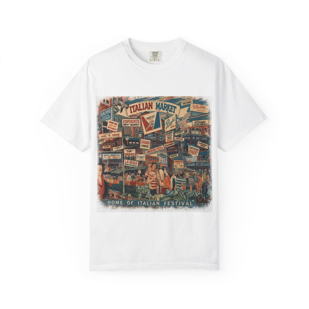 South Philly Italian Market Tee | Street Style, Unisex Fashion, Comfortable Casual Wear