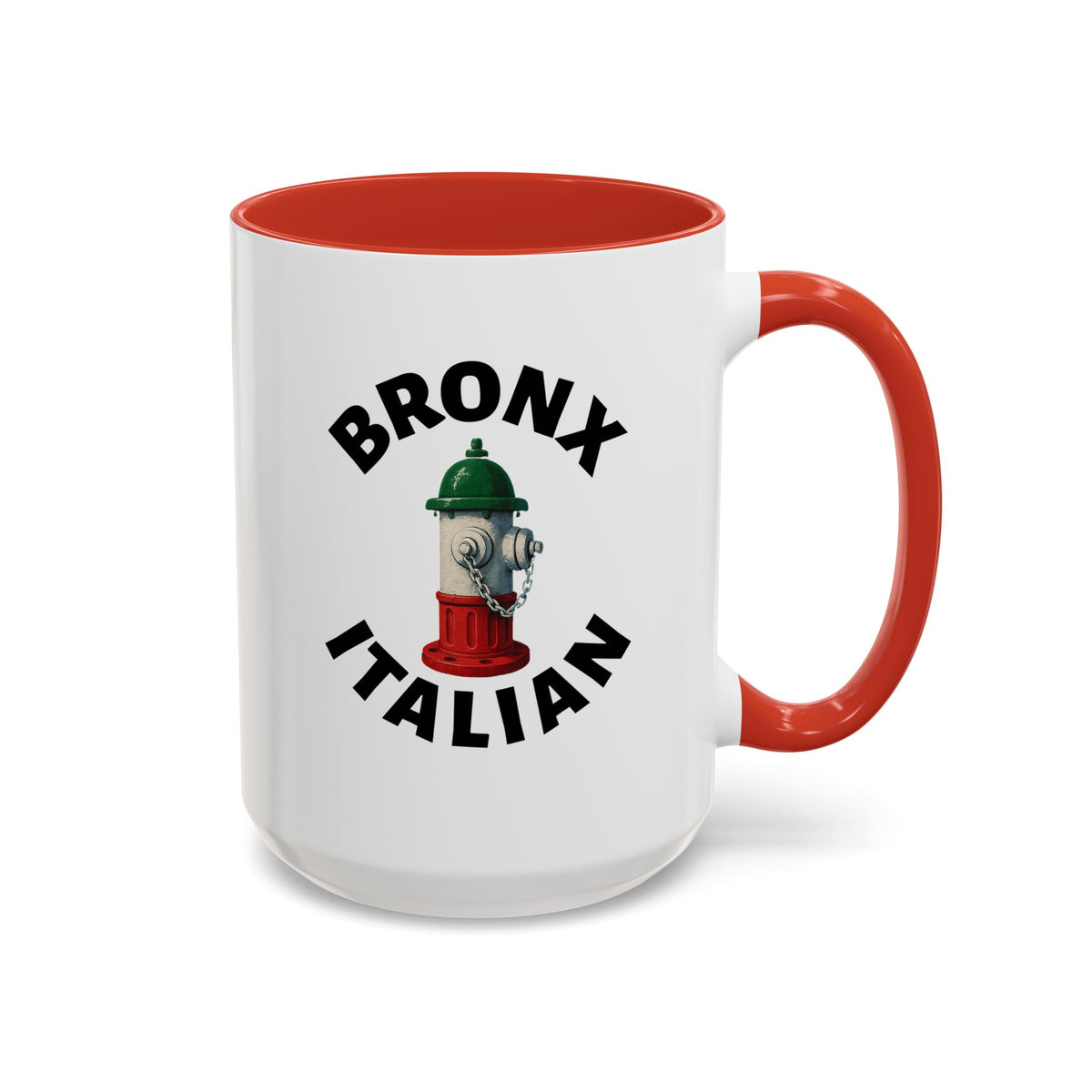 Bronx Coffee Mug with Fire Hydrant Design, Unique Gift for Italians, Fun Kitchen Decor