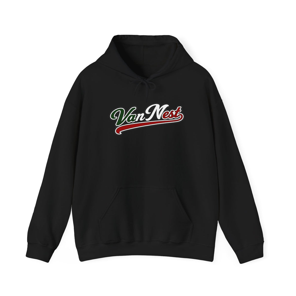Van Nest Hoodie — Italian Flag Script Pullover
