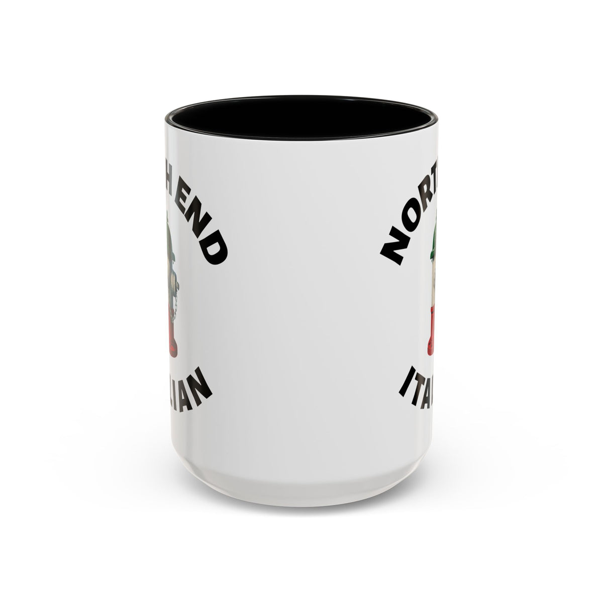 North End Coffee Mug with Fire Hydrant Design, Unique Gift for Italians, Fun Kitchen Decor