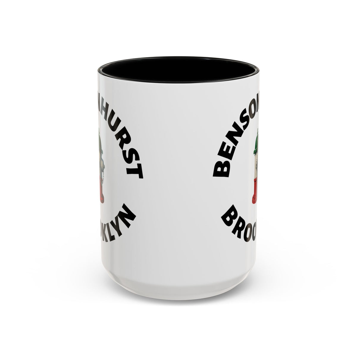Bensonhurst Coffee Mug with Fire Hydrant Design, Unique Gift for Italians, Fun Kitchen Decor