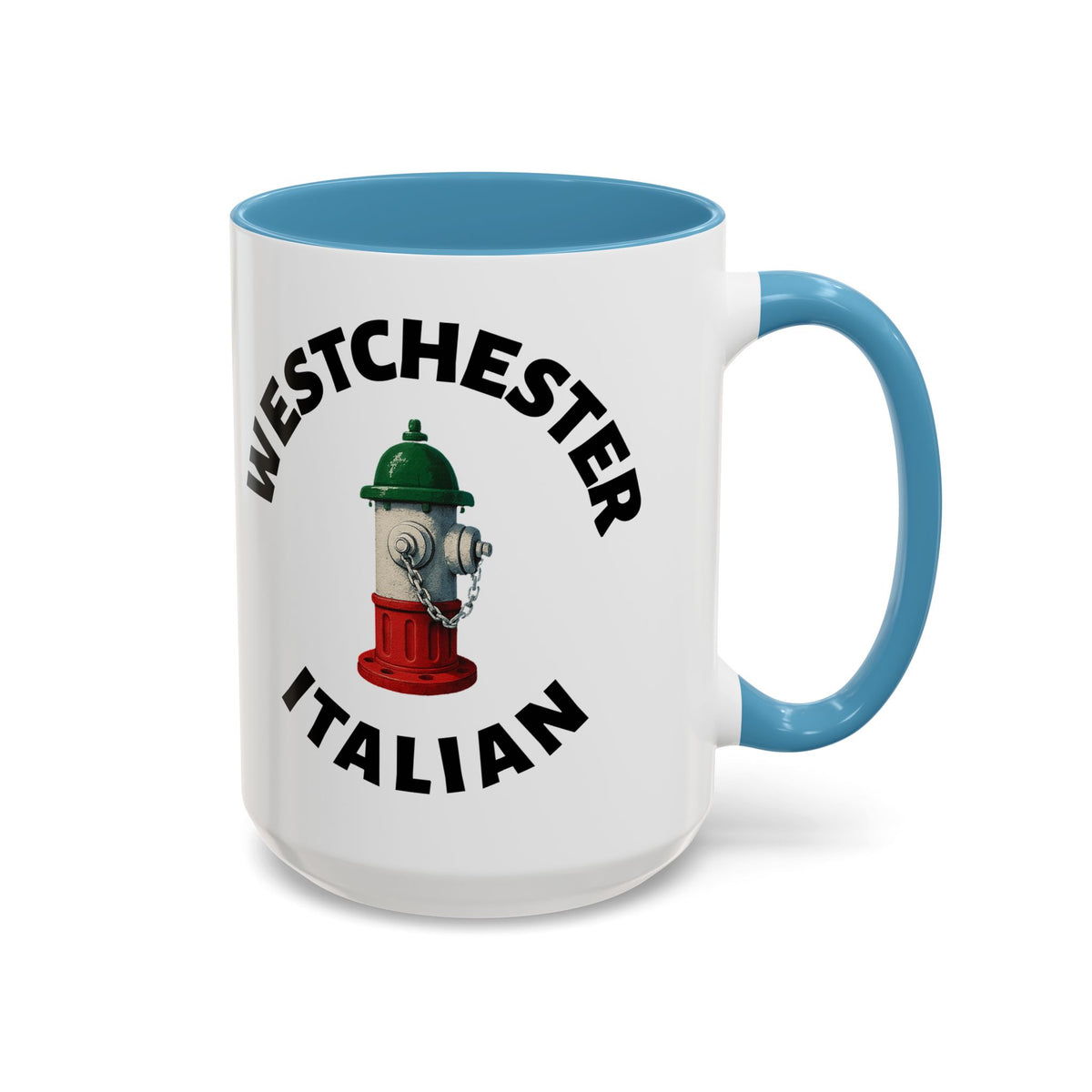 Westchester Coffee Mug with Fire Hydrant Design, Unique Gift for Italians, Fun Kitchen Decor