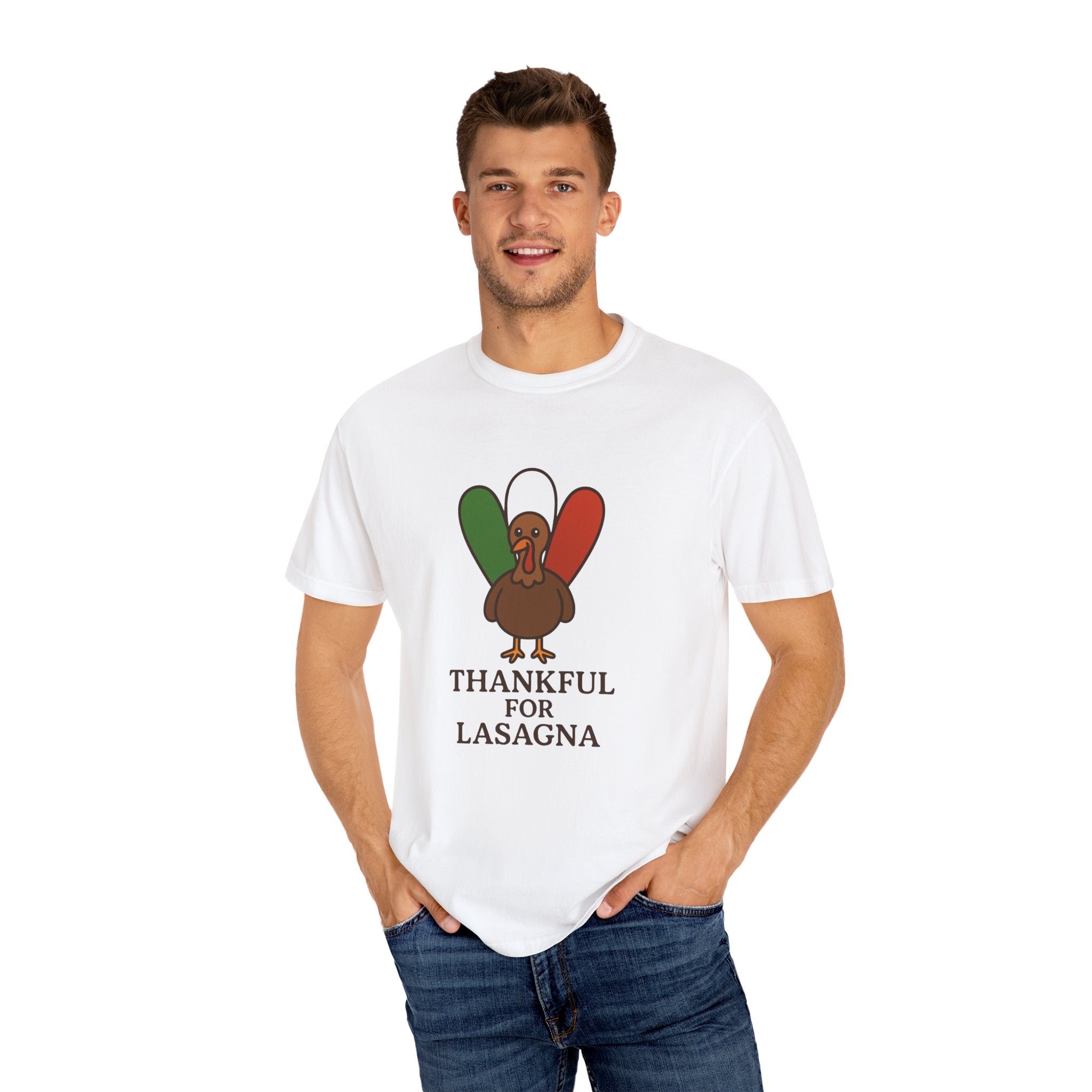 Thankful for Lasagna Tee | Street Style, Unisex Fashion, Comfortable Casual Wear