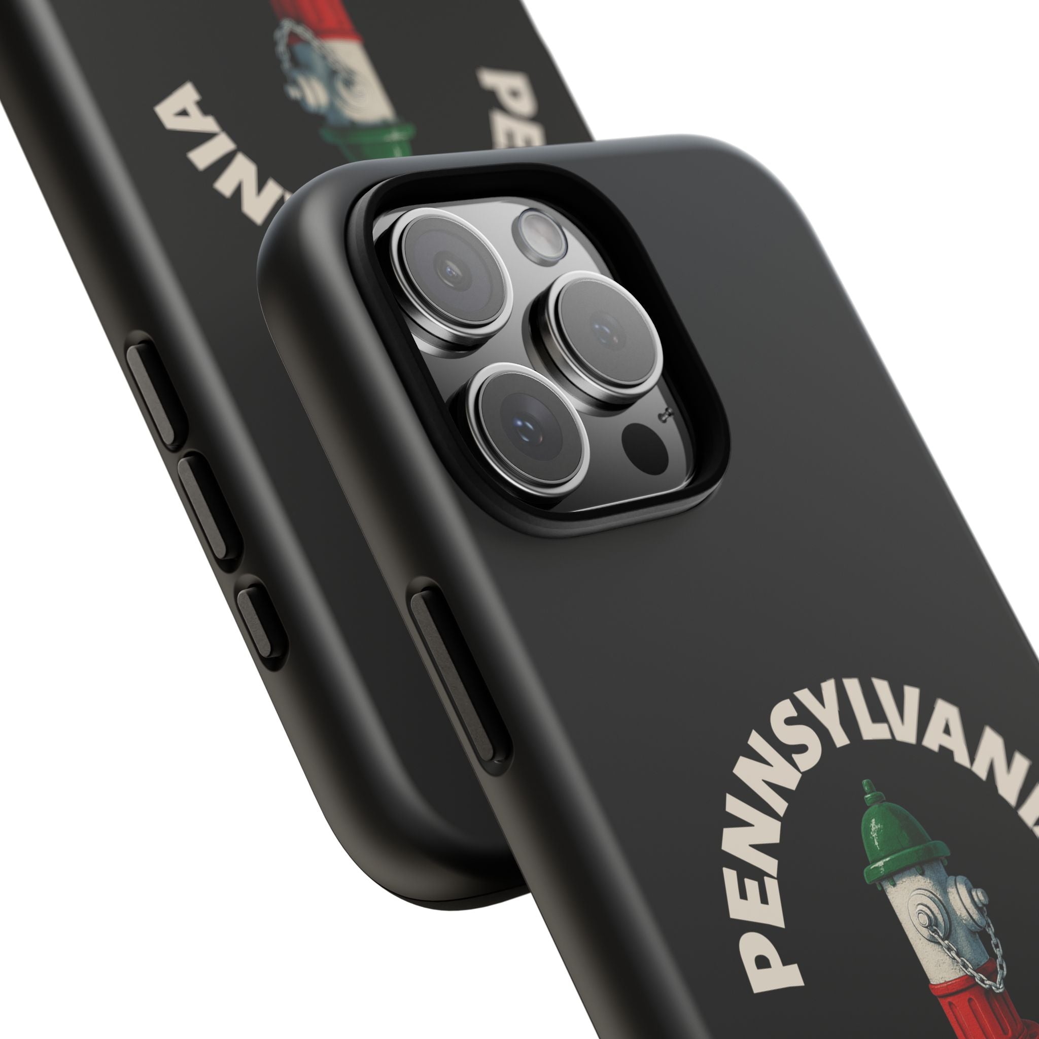 Pennsylvania Italian Black Phone Case, Tough Cases for iPhone, Gift for Italians, Stylish Phone Cover, Unique Phone Accessory