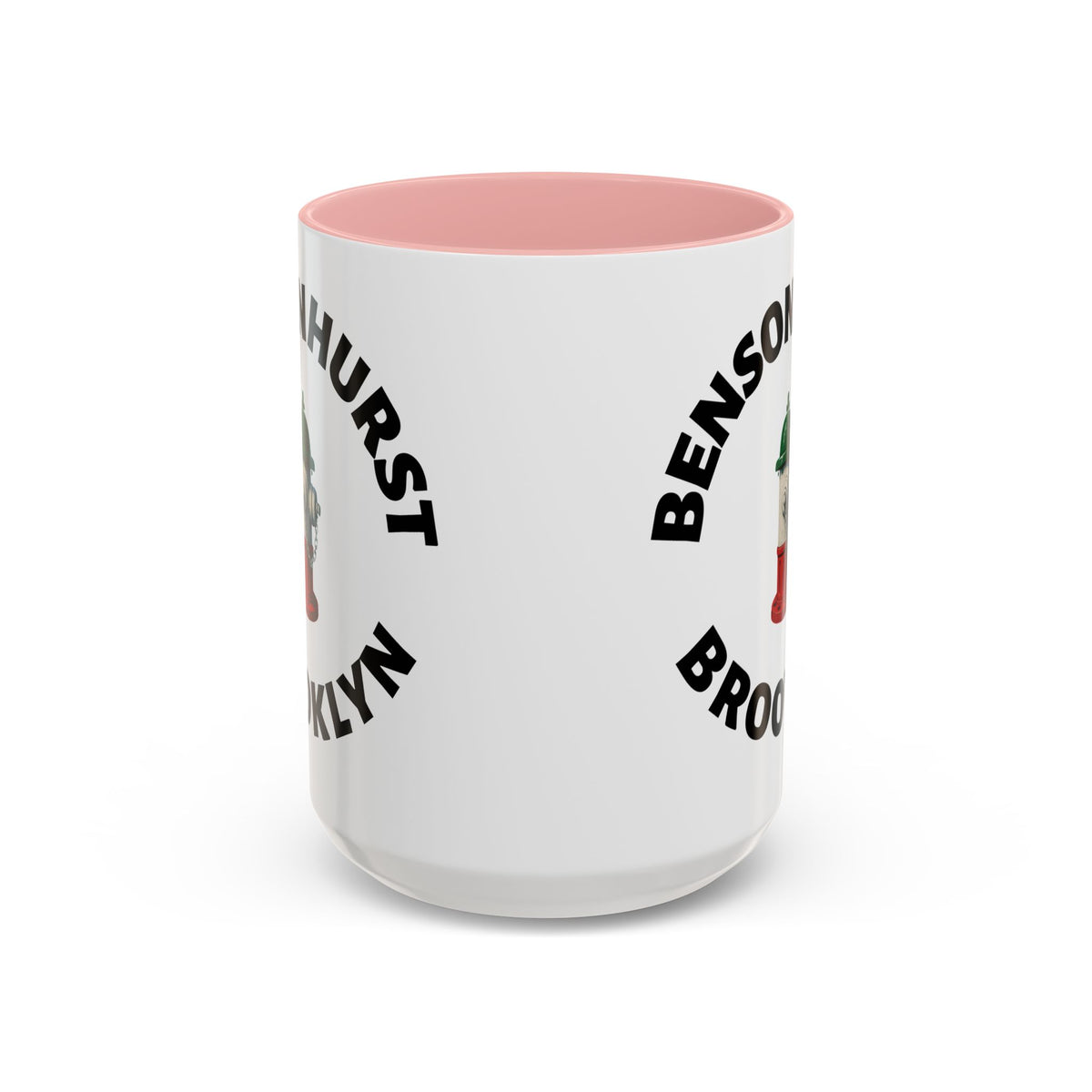 Bensonhurst Coffee Mug with Fire Hydrant Design, Unique Gift for Italians, Fun Kitchen Decor