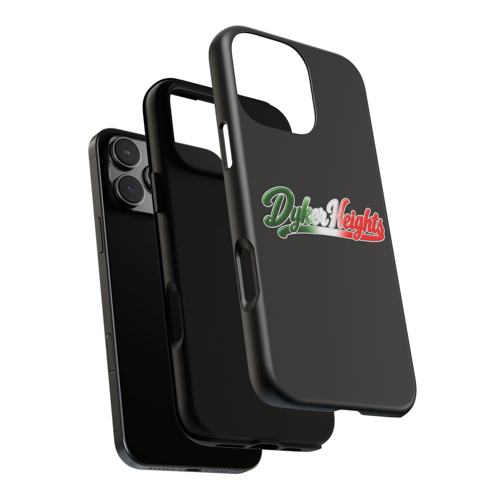 Dyker Heights Black Phone Case, Tough Cases for iPhone, Gift for Italians, Stylish Phone Cover, Unique Phone Accessory