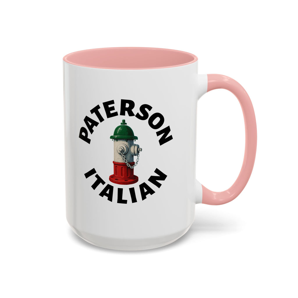 Paterson Coffee Mug with Fire Hydrant Design, Unique Gift for Italians, Fun Kitchen Decor