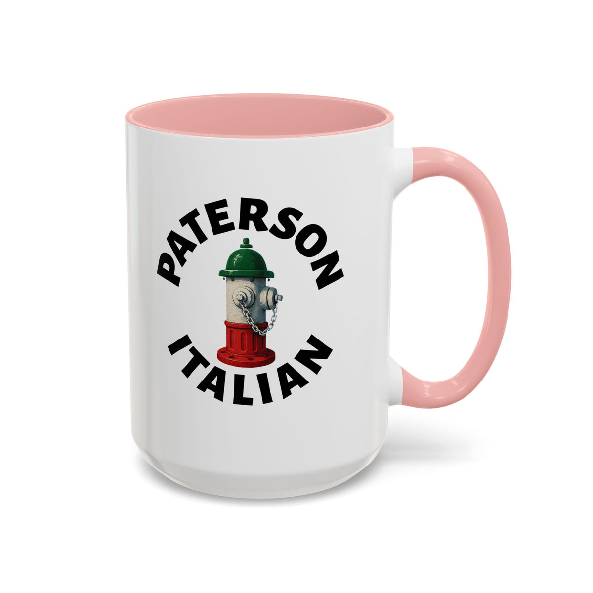 Paterson Coffee Mug with Fire Hydrant Design, Unique Gift for Italians, Fun Kitchen Decor