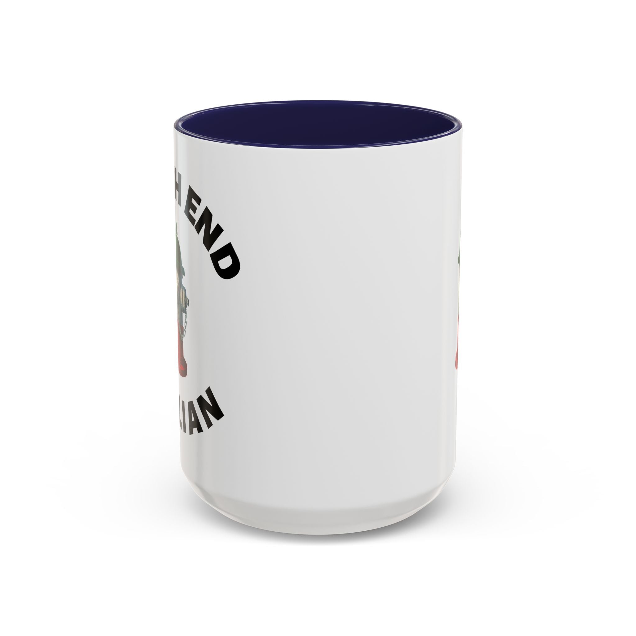 North End Coffee Mug with Fire Hydrant Design, Unique Gift for Italians, Fun Kitchen Decor