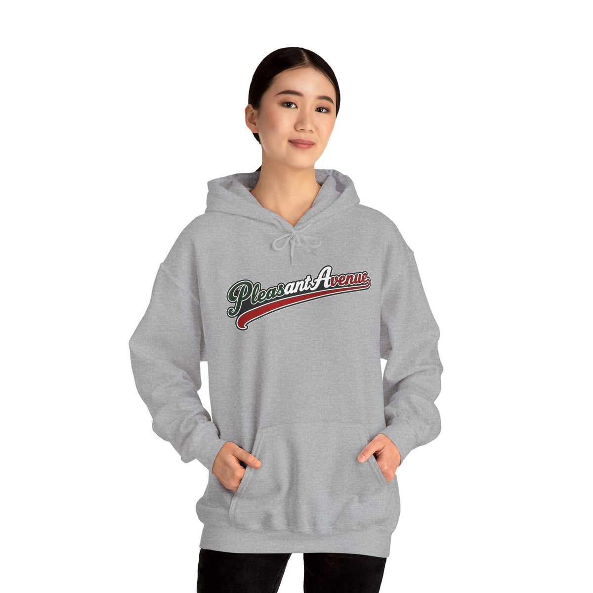 Bay PKWY Hoodie — Italian Flag Script Pullover