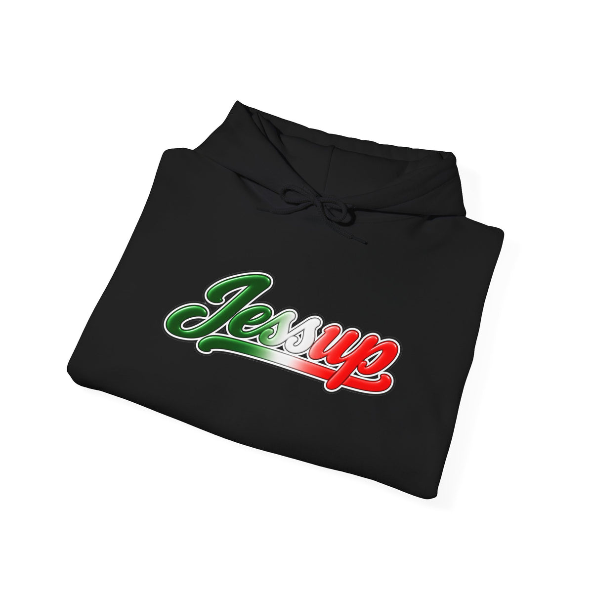 Jessup Hoodie — Italian Flag Script Pullover