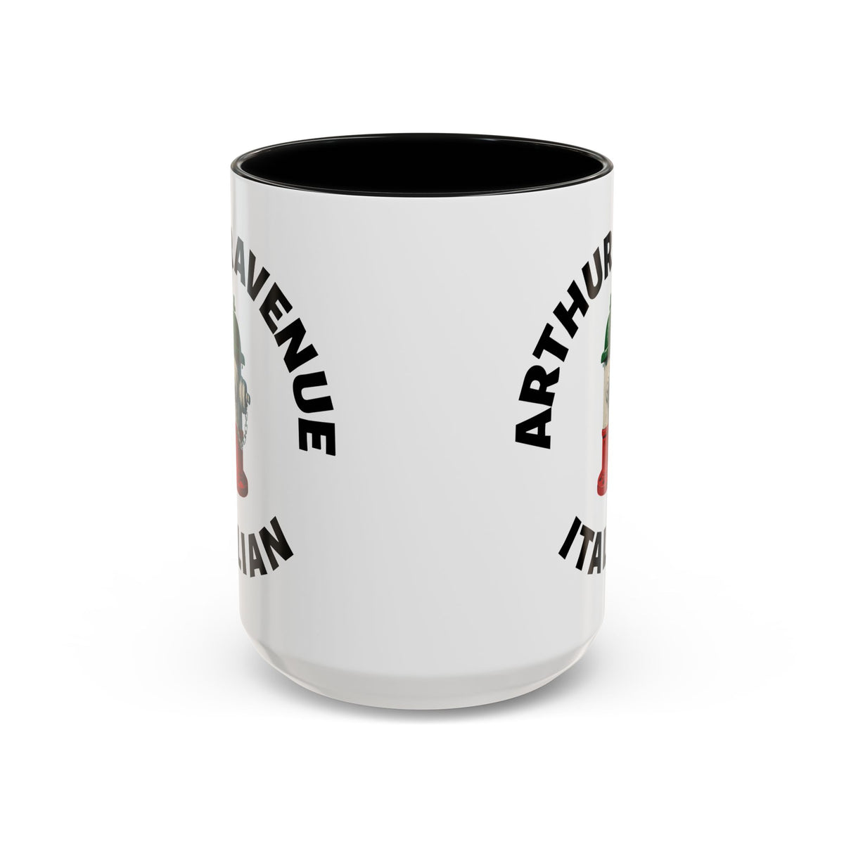 Arthur Avenue Coffee Mug with Fire Hydrant Design, Unique Gift for Italians, Fun Kitchen Decor
