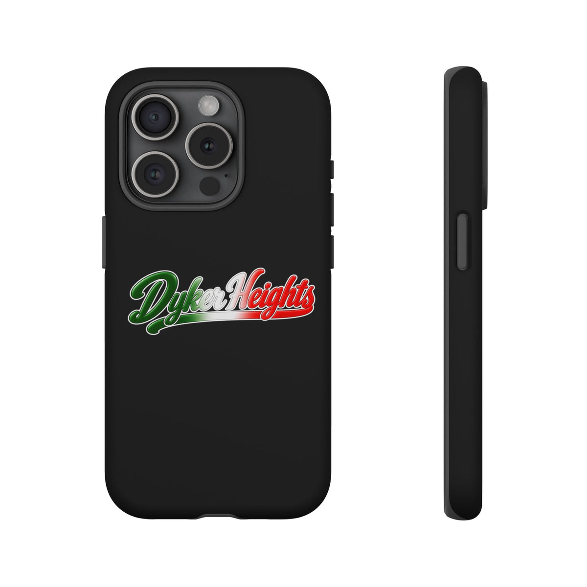 Dyker Heights Black Phone Case, Tough Cases for iPhone, Gift for Italians, Stylish Phone Cover, Unique Phone Accessory