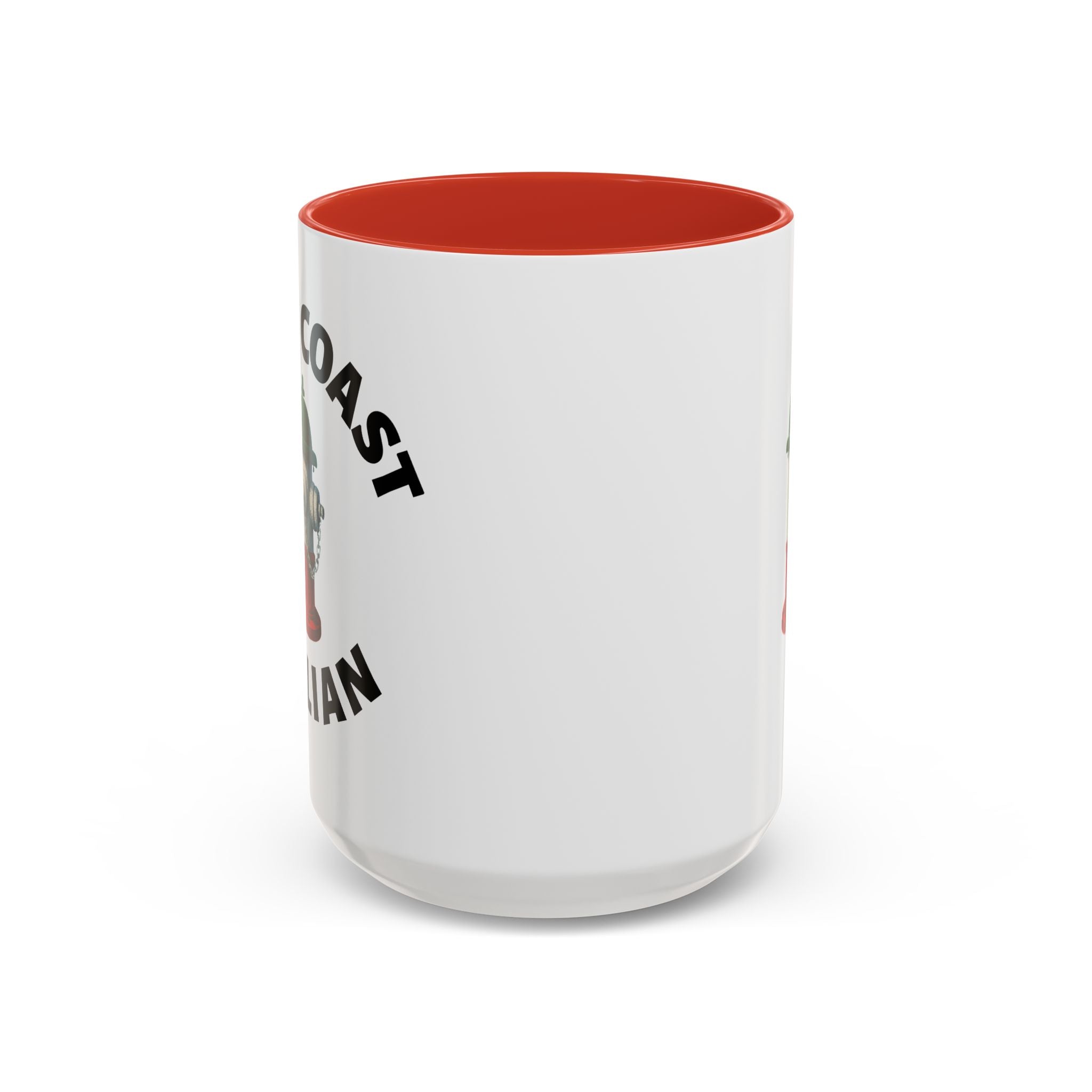 West Coast Coffee Mug with Fire Hydrant Design, Unique Gift for Italians, Fun Kitchen Decor