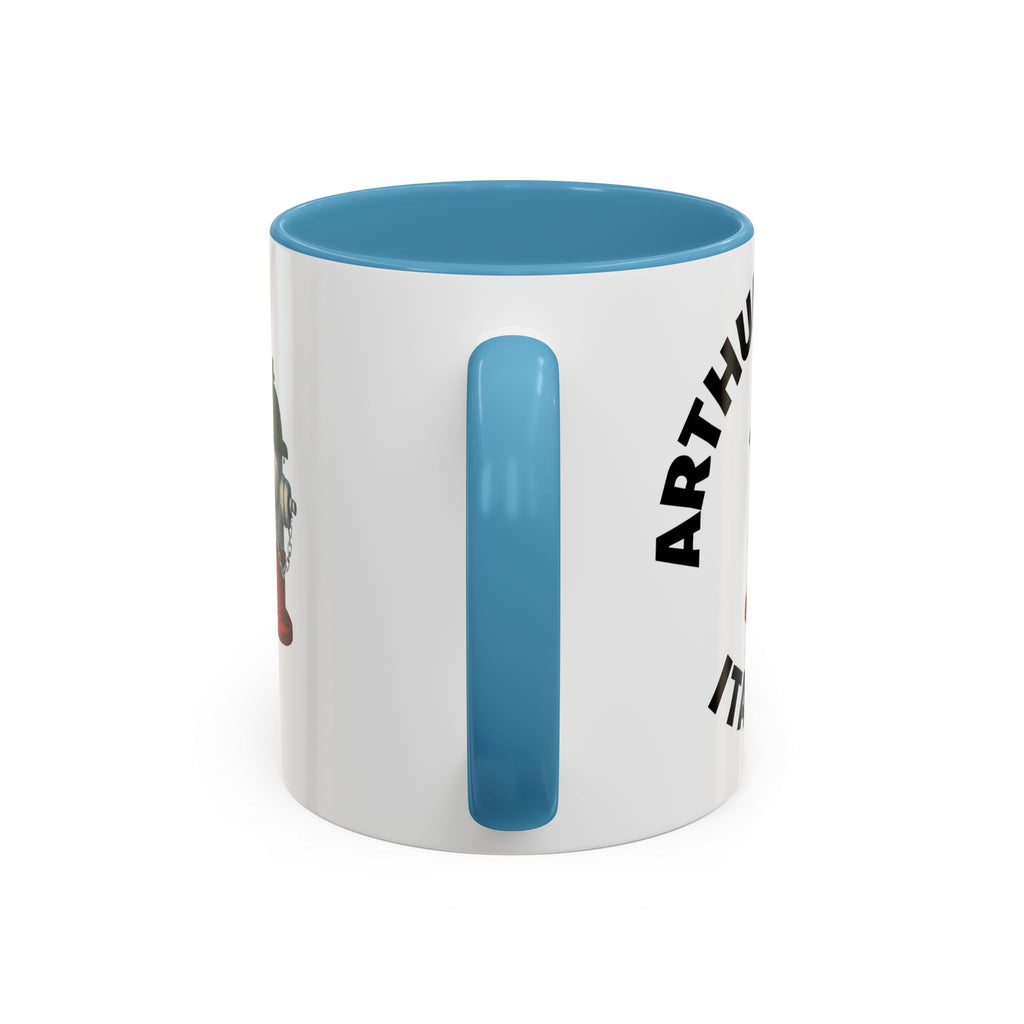 Arthur Avenue Coffee Mug with Fire Hydrant Design, Unique Gift for Italians, Fun Kitchen Decor