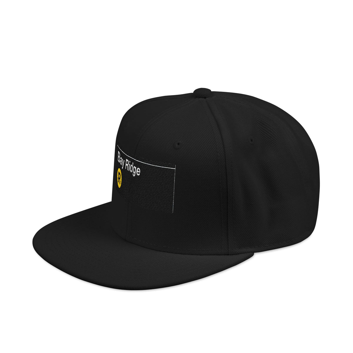 Bay Ridge Italian Embroidered Snapback Hat | Street Sign Patch Cap
