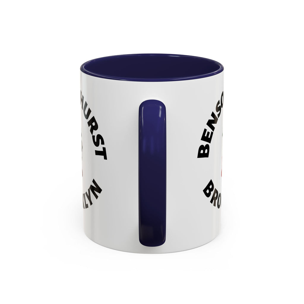 Bensonhurst Coffee Mug with Fire Hydrant Design, Unique Gift for Italians, Fun Kitchen Decor