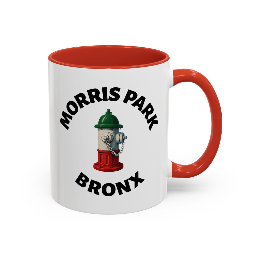 Morris Park Coffee Mug with Fire Hydrant Design, Unique Gift for Italians, Fun Kitchen Decor