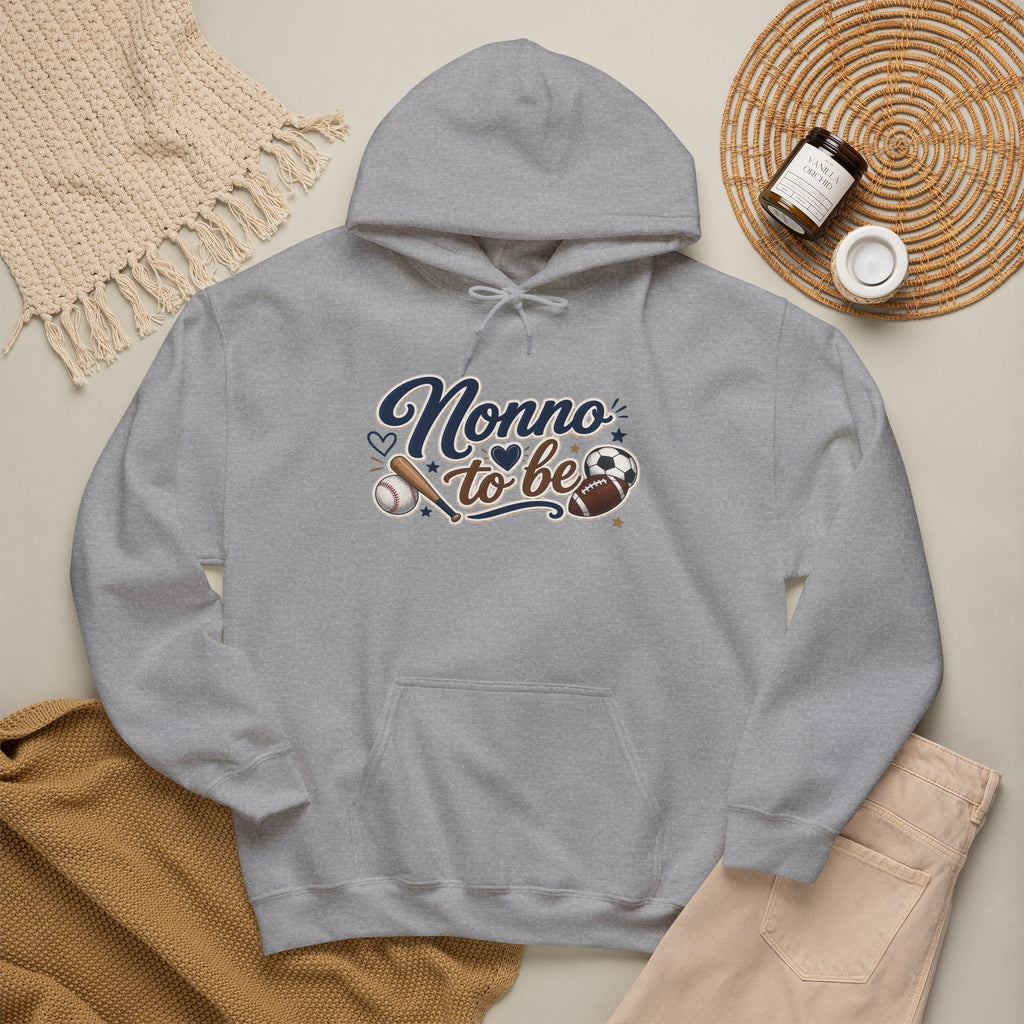 Nonno to be Hoodie — Italian Flag Script Pullover