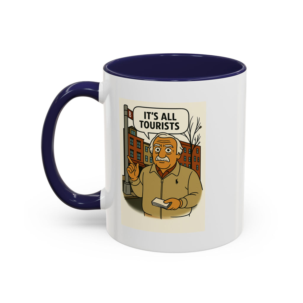 It's all Tourists Coffee Mug, Unique Gift for Italians, Fun Kitchen Decor