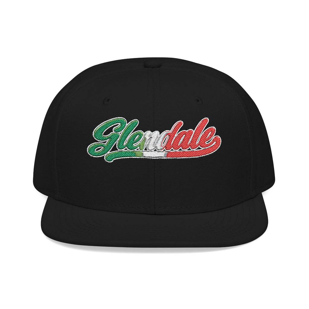 Glendale Italian Embroidered Snapback Hat | Street Sign Patch Cap