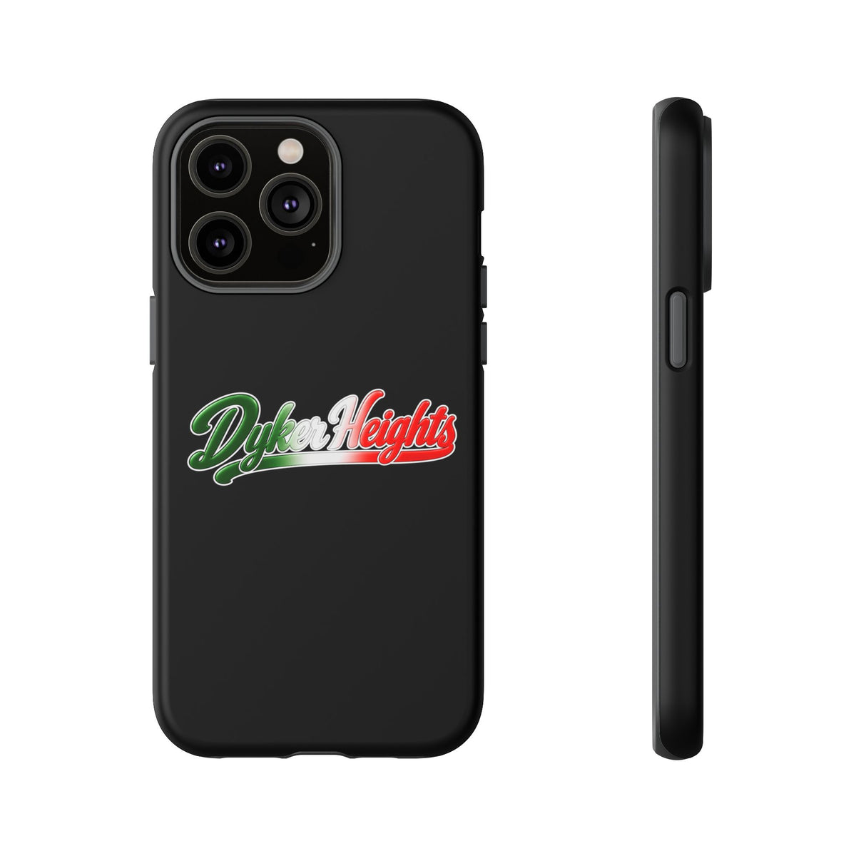 Dyker Heights Black Phone Case, Tough Cases for iPhone, Gift for Italians, Stylish Phone Cover, Unique Phone Accessory