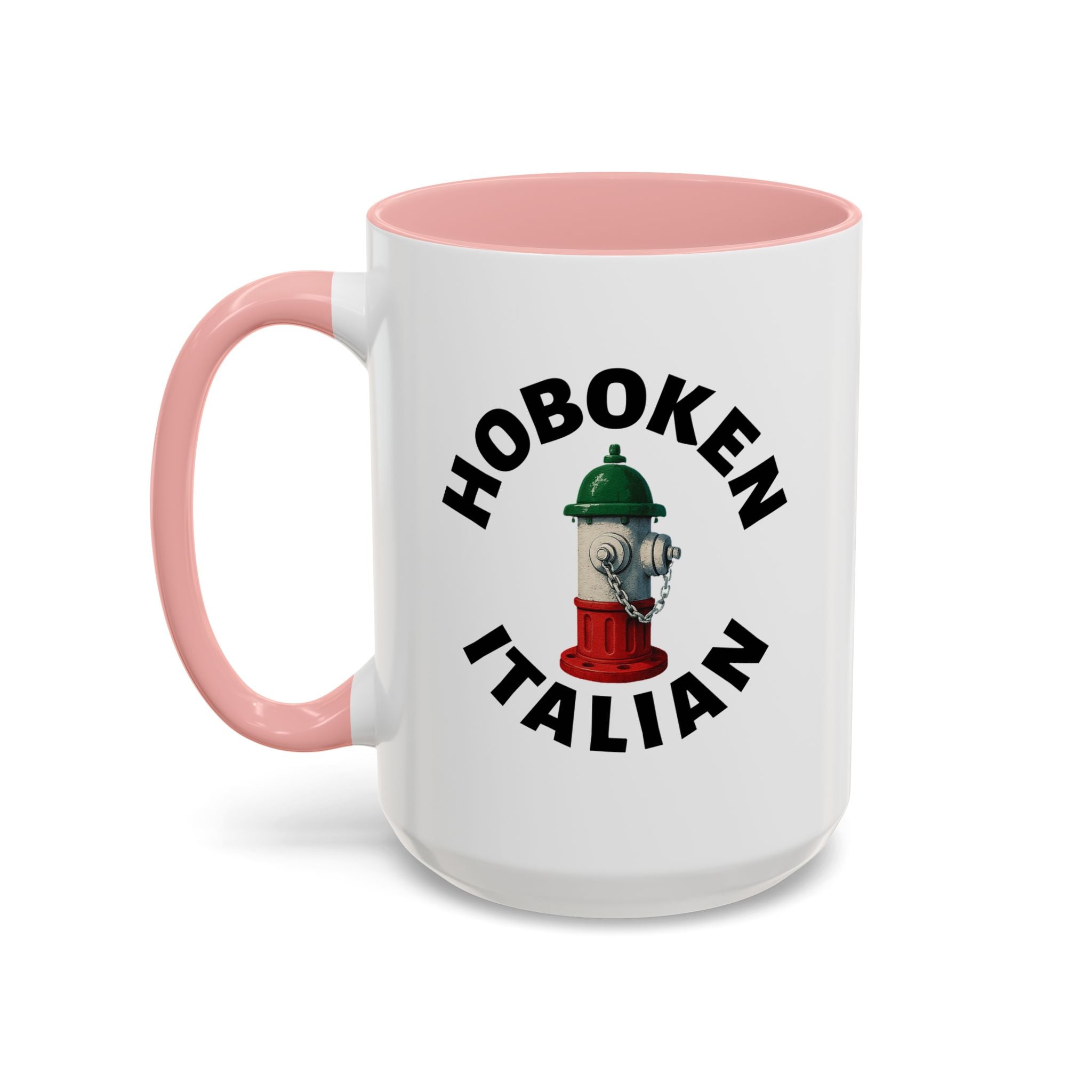 Hoboken Coffee Mug with Fire Hydrant Design, Unique Gift for Italians, Fun Kitchen Decor