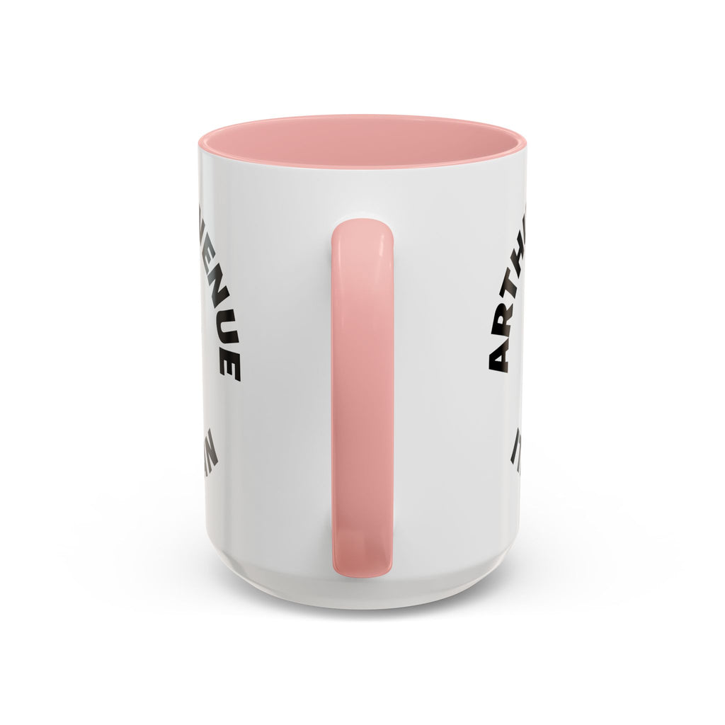 Arthur Avenue Coffee Mug with Fire Hydrant Design, Unique Gift for Italians, Fun Kitchen Decor
