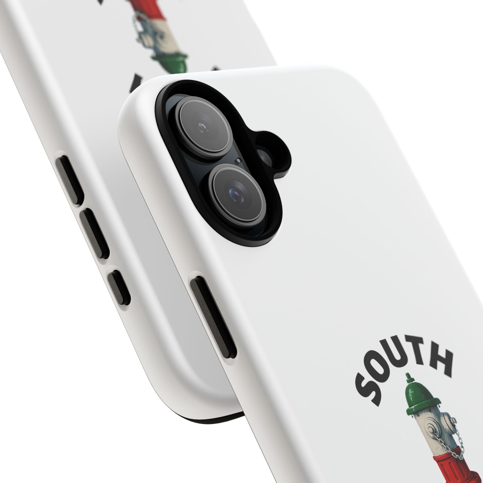 South Philly White Phone Case, Urban Style Phone Cover, Tough Smartphone Case, Gift for Italian Heritage, Fun Streetwear Accessories